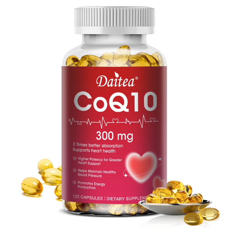 Nac N Acetyl Cysteine - Coenzym Q10 – 300 mg, unterstützt