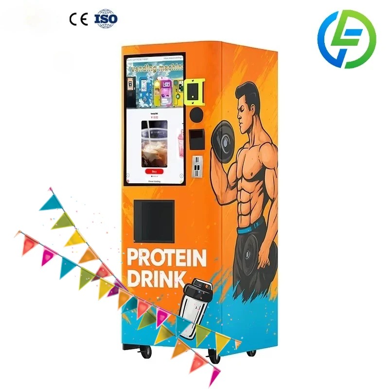 Nutrition Fitness - Maßgeschneiderter automatischer Protein-Shake-Verkaufsautomat, intelligenter Touchscreen, Selbstbedienungs-Fitness-Ernährungsspender