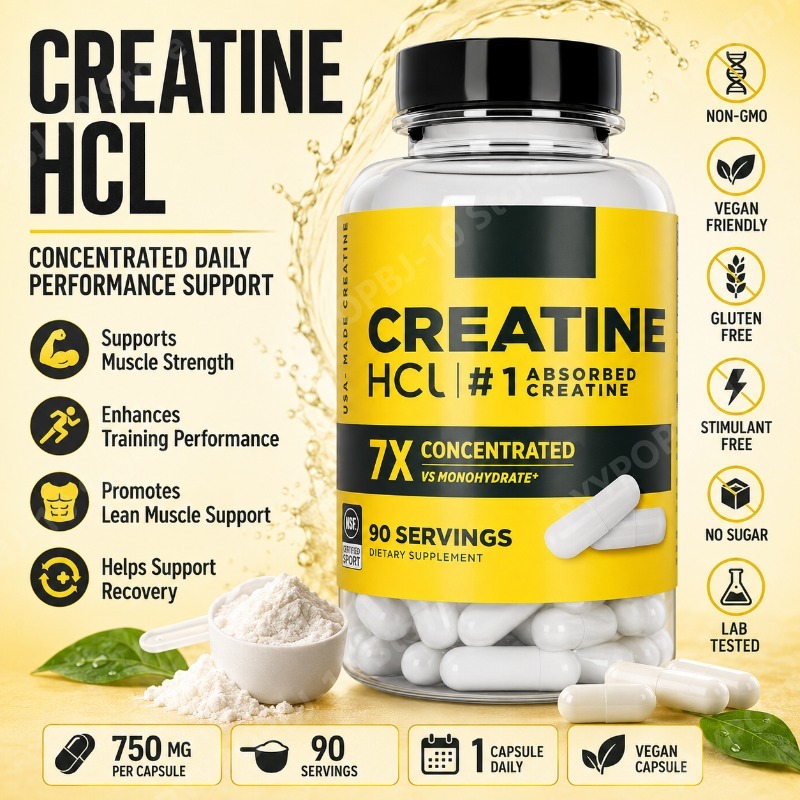Kreatin HCl 750mg 90 Kapseln F – Nutrition Fitness Supplements Bewertung und Preis