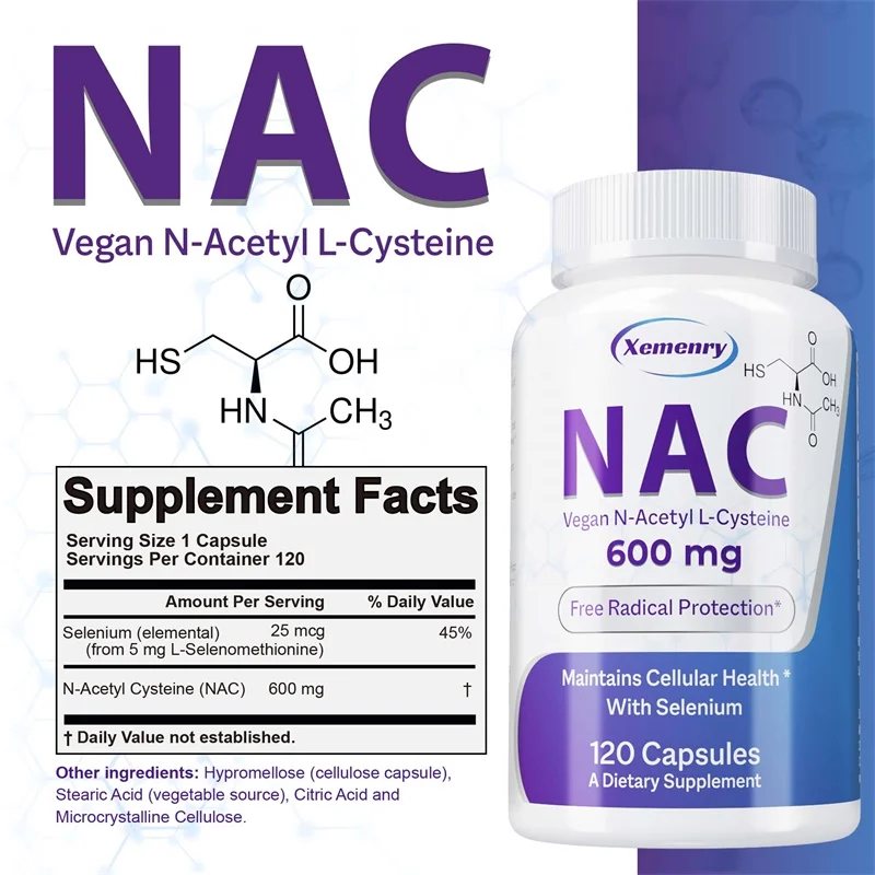 NAC-Kapseln 600 mg – Unterstüt – Nac N Acetyl Cysteine Bewertung und Preis