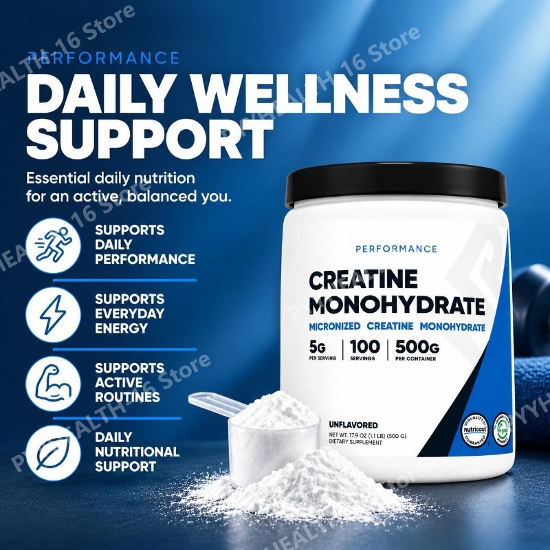Kreatin-Monohydrat-Pulver 500g – Nutrition Fitness Supplements Bewertung und Preis